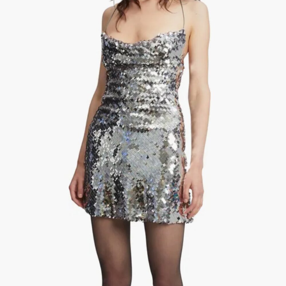 Bardot NEW Shai Sequin Minidress